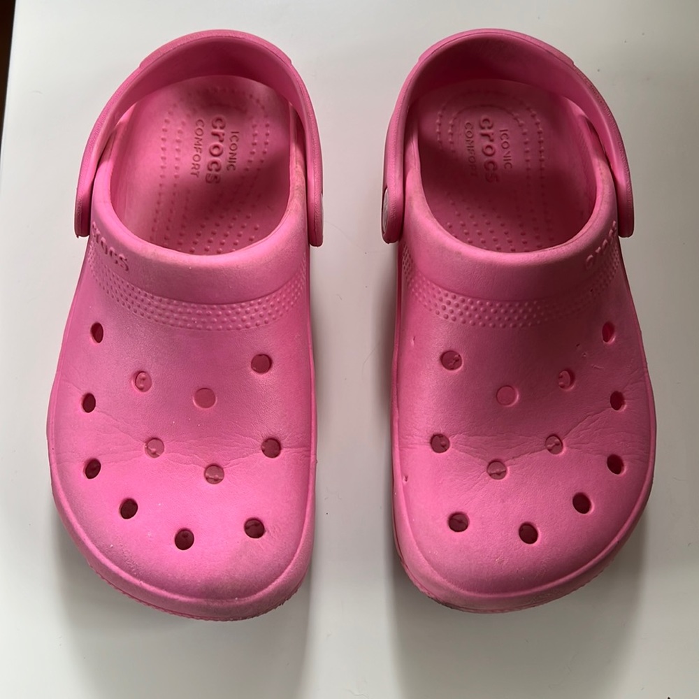 Crocs, pink size 12-13